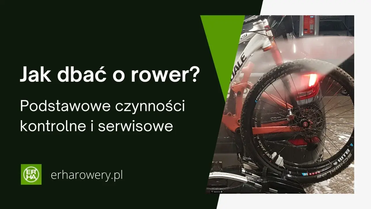 Czyszczenie roweru to podstawa, by o niego dbać. Woda spływa po ramie i kołach, przywracając blask.