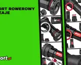 Różne rodzaje suportów rowerowych marki Token i Ninja.