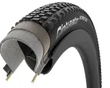 Przekrój opony rowerowej Pirelli Cinturato Adventure. Opona 700x40c jaki to rozmiar? Wytrzymała konstrukcja z wielowarstwowym karkasem.