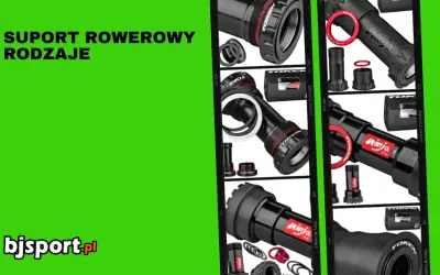 Różne rodzaje suportów rowerowych marki Token i Ninja.