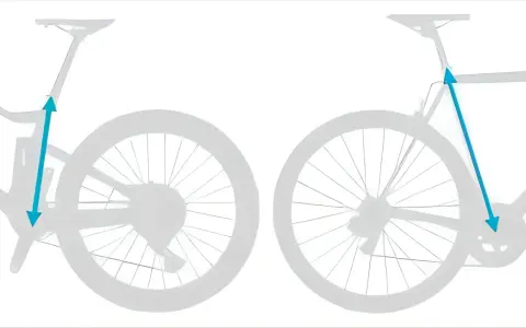 Schemat rowerów z zaznaczonymi wymiarami. Rama 48 cm na jaki wzrost? Sprawdź dopasowanie roweru.
