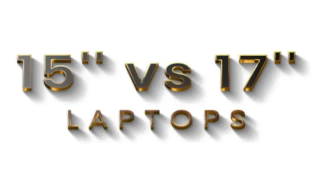 Porównanie laptopów 15" vs 17". Jaki rozmiar ramy 17 cali na jaki wzrost będzie najlepszy?