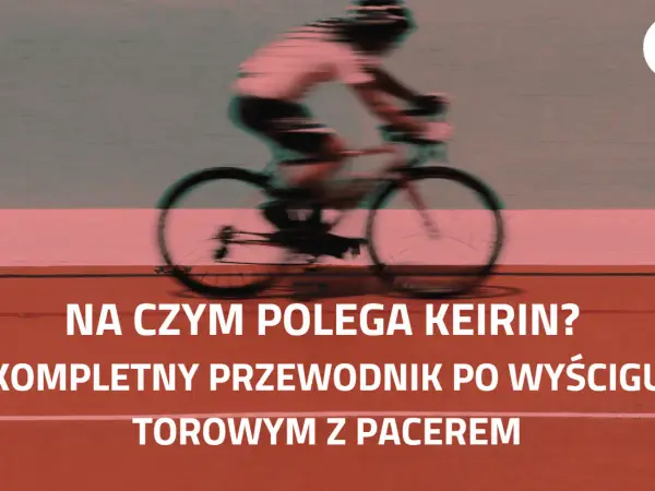 Kolarz w ruchu na torze kolarskim. Poznaj zasady keirin, wyścigu torowego z pacem.